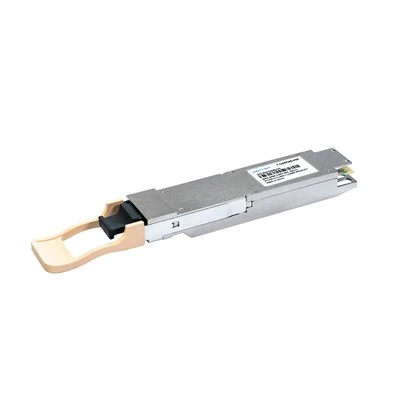 Transceptor óptico OM3 QSFP-DD SR8 100m de 400 Gbps
